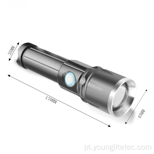 XHP50 LED Torch USB Zoomable